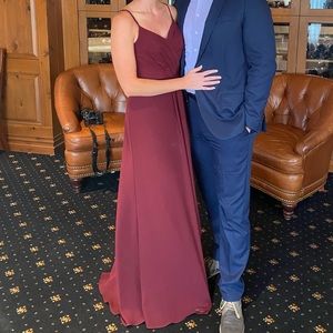 : Sorella Vita Style 9094 Bridesmaid Dress -Burgundy